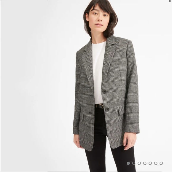 Everlane Jackets & Blazers - Everlane Glen Plaid Oversized Blazer